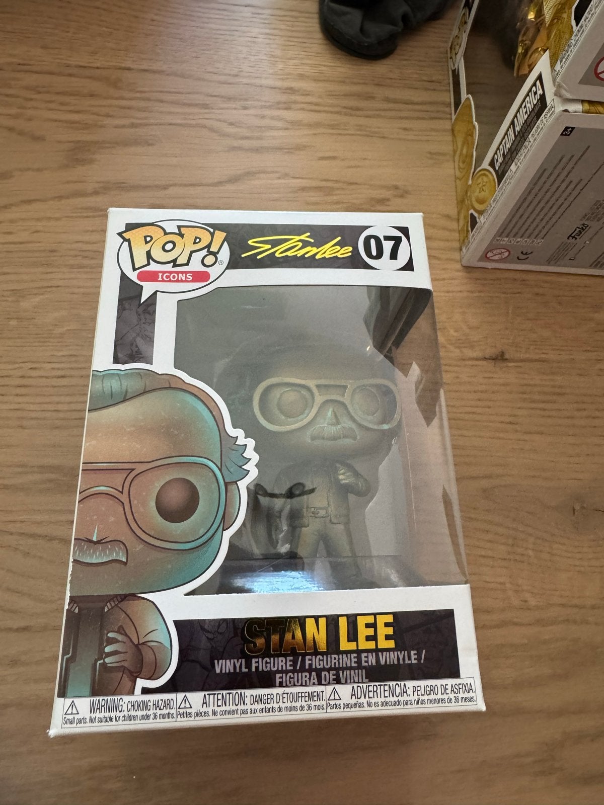 Funko Pop! Icons Stan Lee #07 Vinyl Figuur - Nieuw in Doos, Ophalen of Verzenden, Nieuw