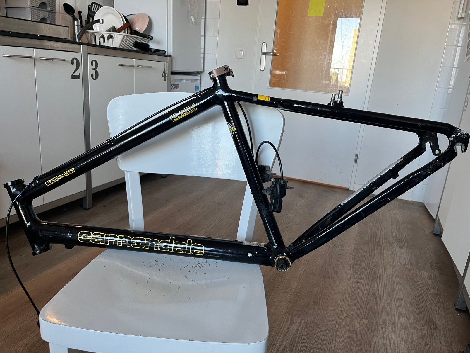 Cannondale M800 Beast of the East frame; Magura brakes, Frame, Gebruikt, Ophalen of Verzenden, Aluminium