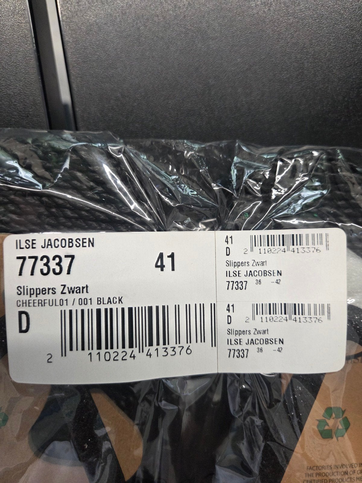 Nieuwe Ilse Jacobsen Slippers Zwart Maat 41, Kleding | Dames, Slippers, Zwart, Nieuw, Ophalen of Verzenden