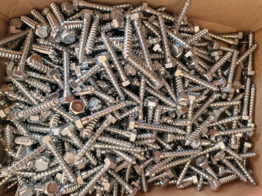 9,3 kg schroeven / bouten, Ophalen, Nieuw, Overige metalen