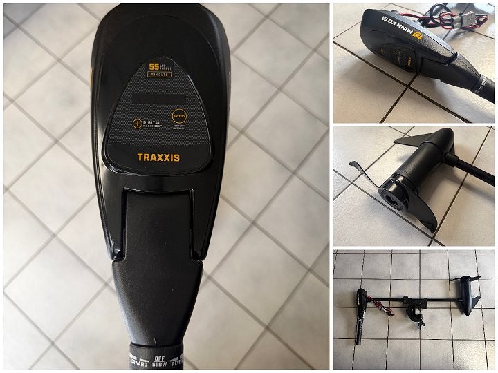 ZGAN ! Minn Kota Traxxis 55 LBS TRAPLOOS eventueel als set., Watersport en Boten, Ophalen, Zo goed als nieuw, Overige typen