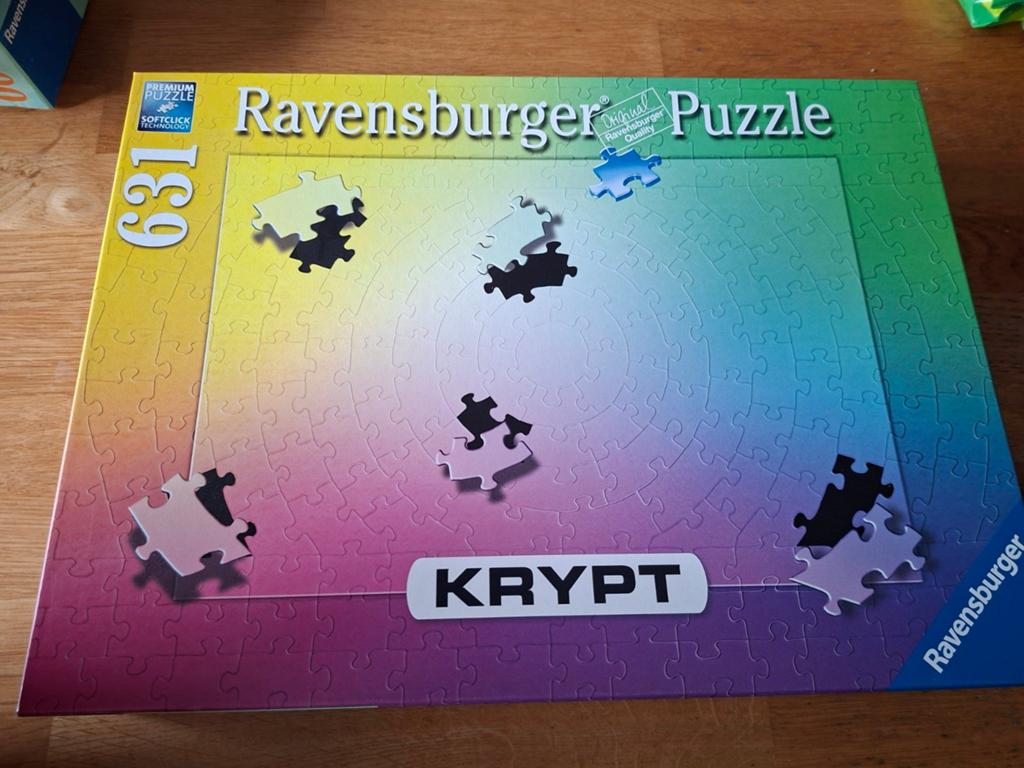 Krypt Ravensburger puzzel 631, Ophalen of Verzenden, 500 t/m 1500 stukjes, Zo goed als nieuw