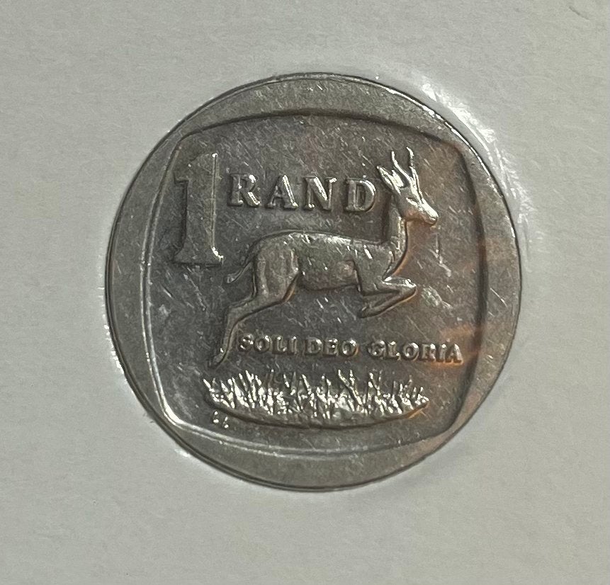 1 rand Zuid Afrika 2010, Ophalen of Verzenden, Zuid-Afrika