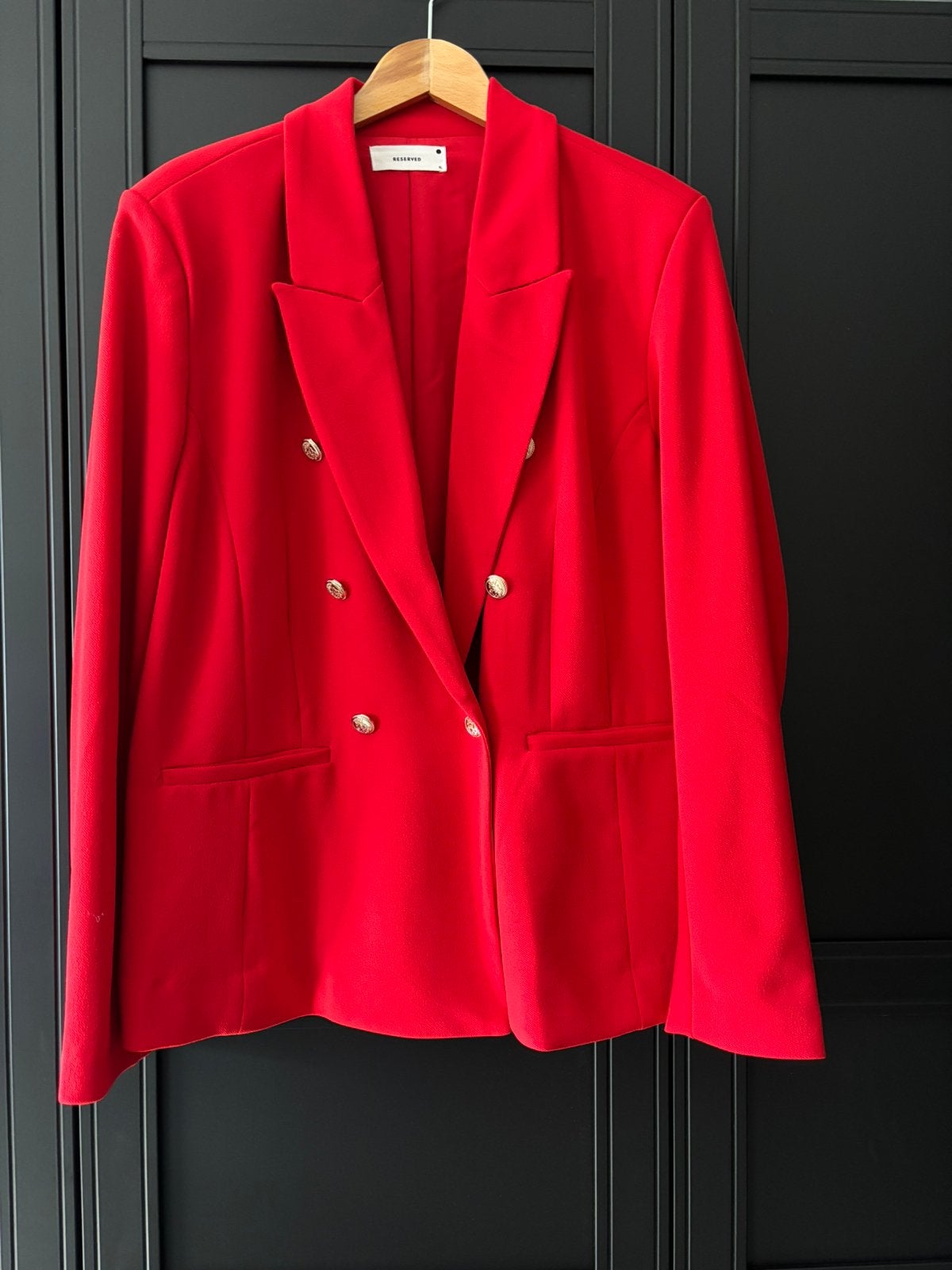 Reserved nieuwe rode blazer maat XL, Ophalen, Nieuw, Maat 46/48 (XL) of groter, Rood
