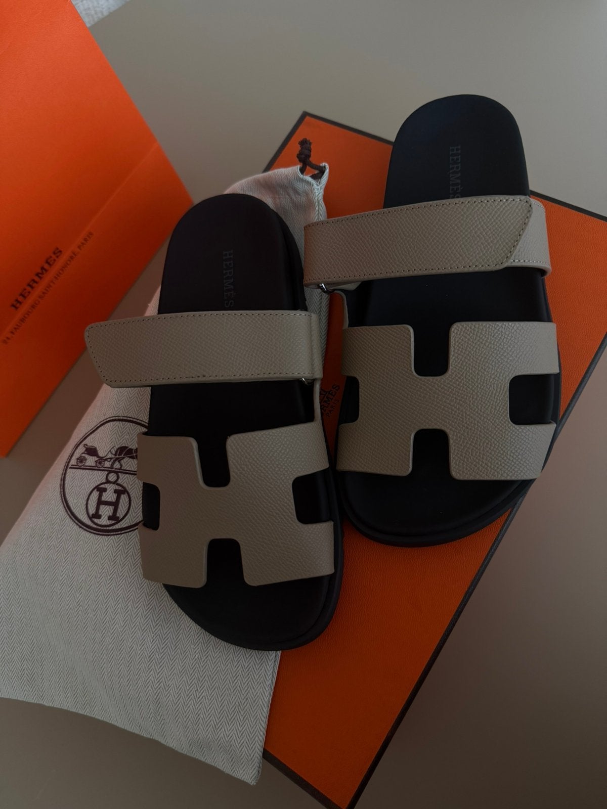 Hermes cypre slippers dames, Kleding | Dames, Schoenen, Slippers, Beige, Nieuw, Ophalen of Verzenden