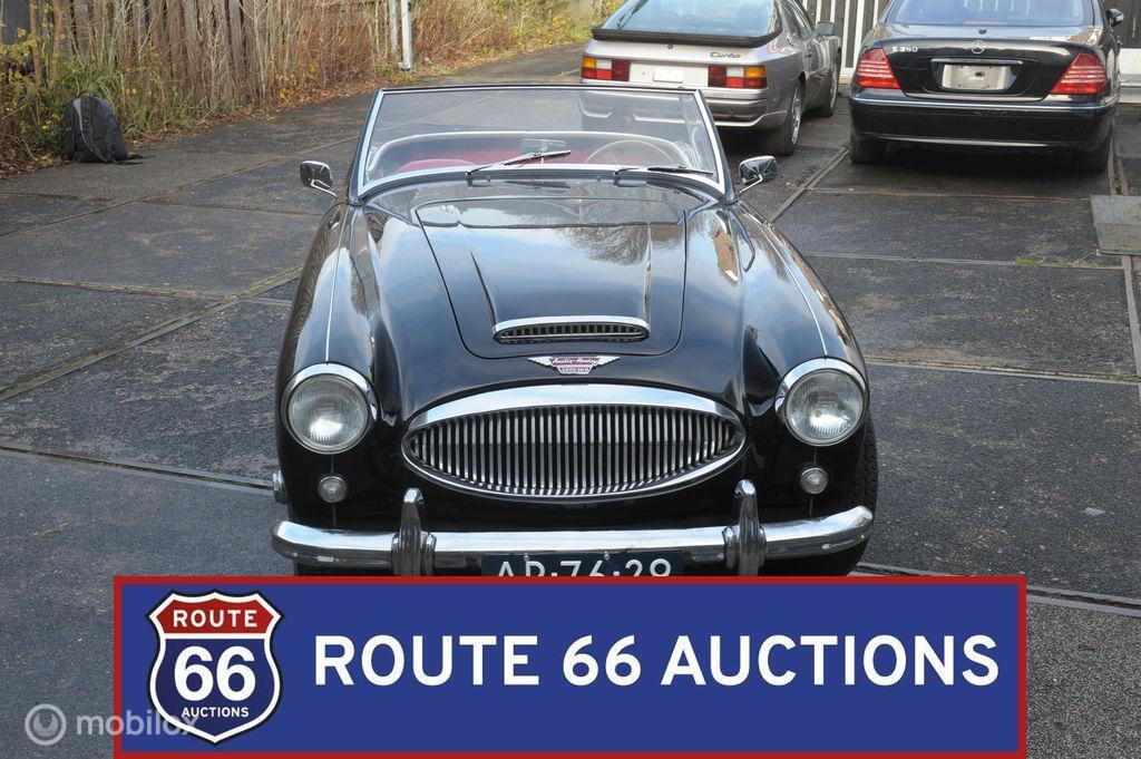 Austin Healey 3000 MKII BT7 | 1962 | Route 66 Auctions, Auto's, Austin, Overige carrosserieën, Zwart, Bedrijf