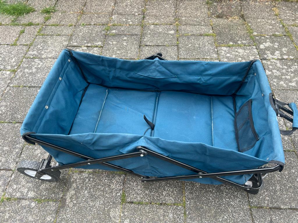 Opvouwbare bolderkar - Ideaal voor strand of boodschappen, Ophalen of Verzenden, Opvouwbaar, Gebruikt