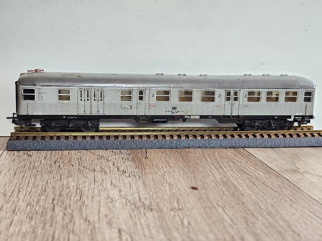 Modeltrein Ho marklin zilverling stuurstand rijtuig met verl, Hobby en Vrije tijd, Ophalen of Verzenden, Wisselstroom, Wagon, Märklin