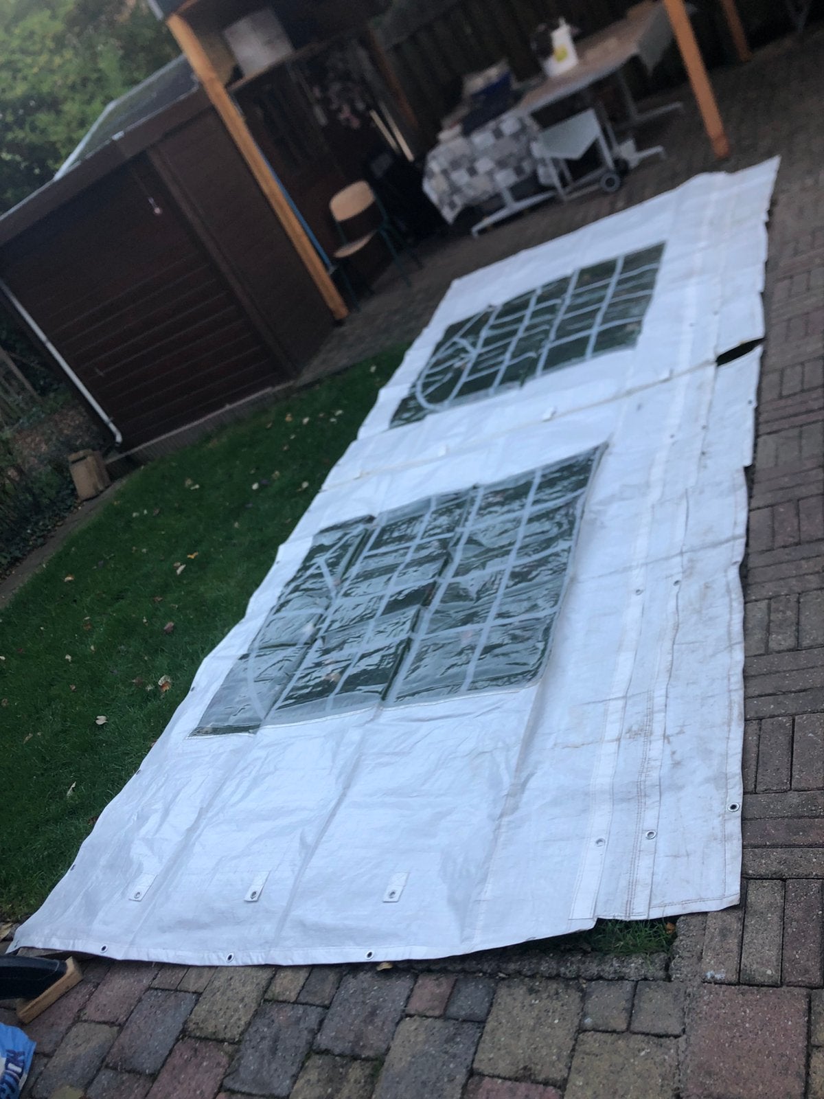 Partytent zijnwanden 2x  5x2,15 BxH, Ophalen of Verzenden, Gebruikt