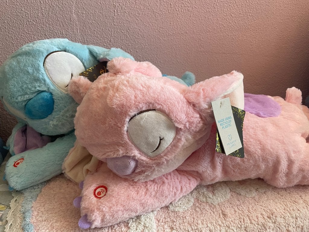 disney Stitch Angel knuffels licht nieuw, Ophalen of Verzenden, Overige figuren, Nieuw, Knuffel