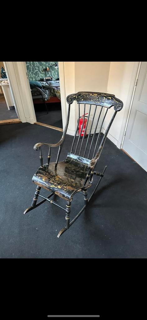 Gerestaureerde Zweedse schommelstoel - Extreem comfortabel!, Antiek en Kunst, Antiek | Meubels | Stoelen en Banken, Ophalen