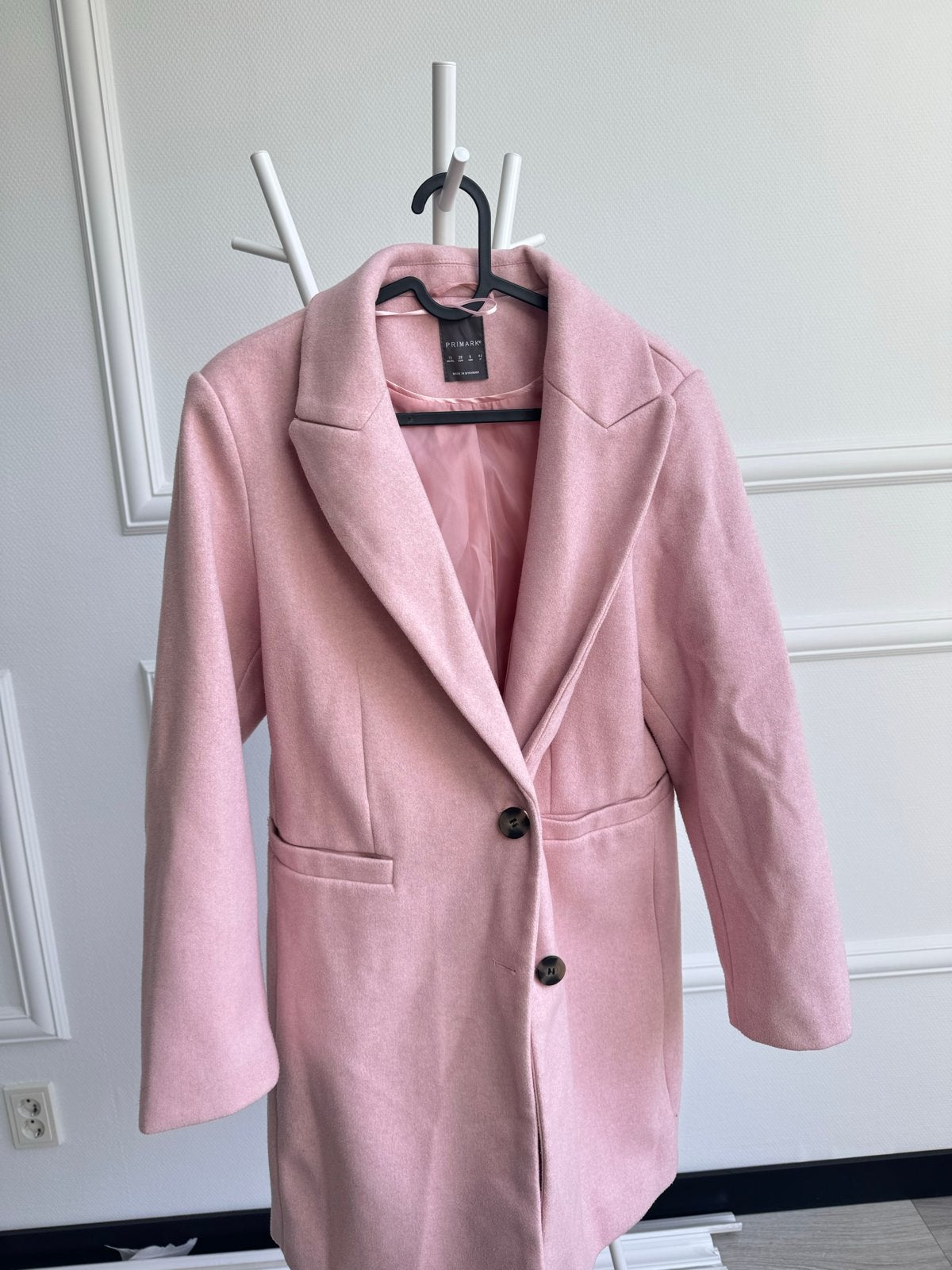 Roze Primark jas - Maat 38 (M), Ophalen of Verzenden, Zo goed als nieuw, Maat 38/40 (M), Roze