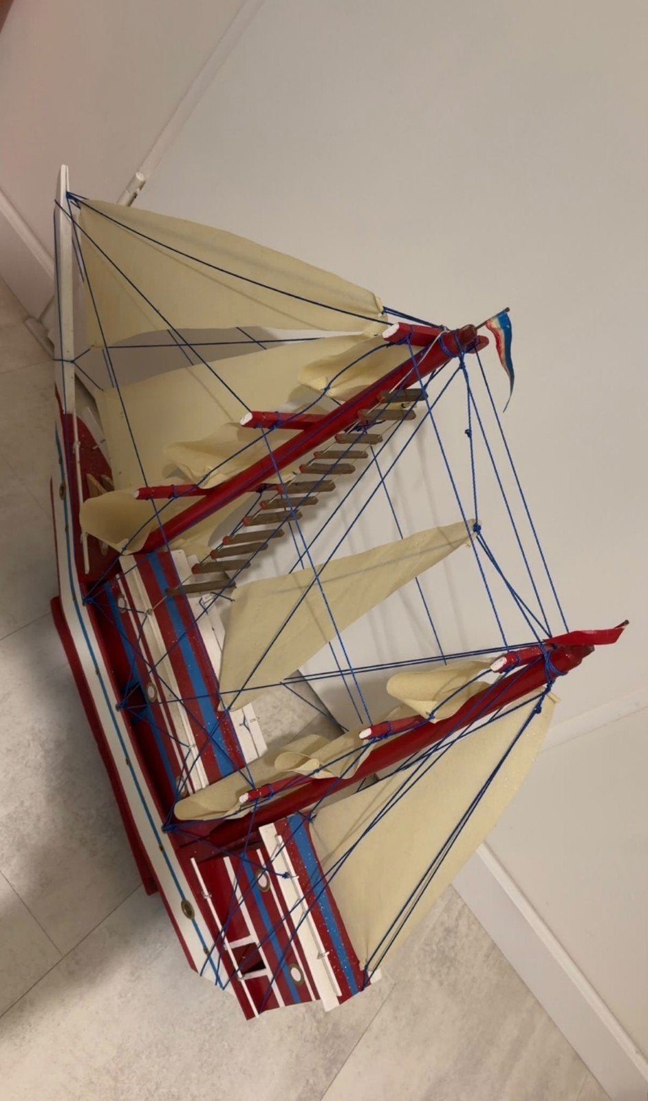 model schip - 90-95 cm lang, Ophalen, Gebruikt, Overige soorten, Schaalmodel
