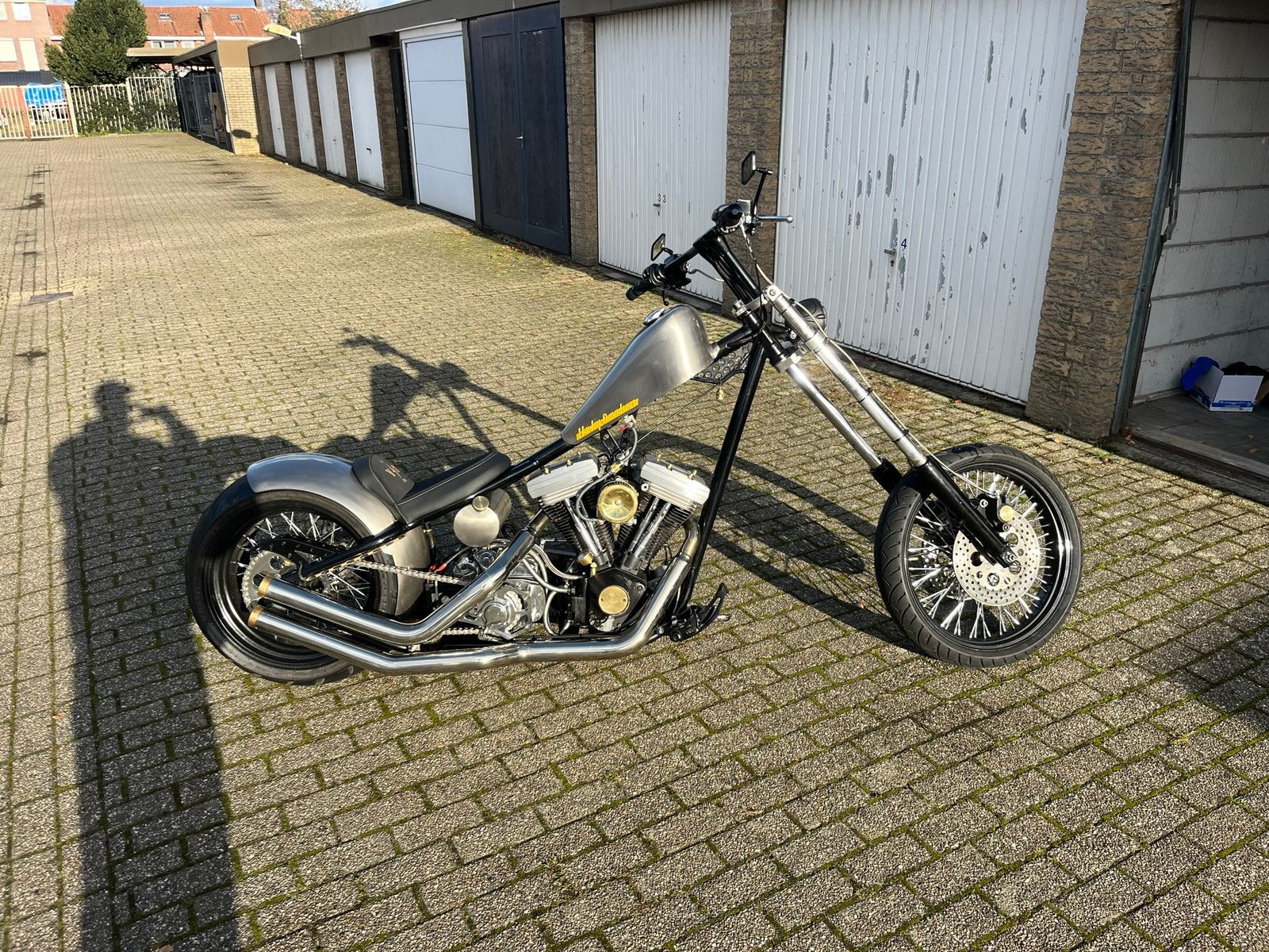 Harley Davidson Highneck Chopper Eigenbouw, Ophalen of Verzenden, Zo goed als nieuw, Overige typen