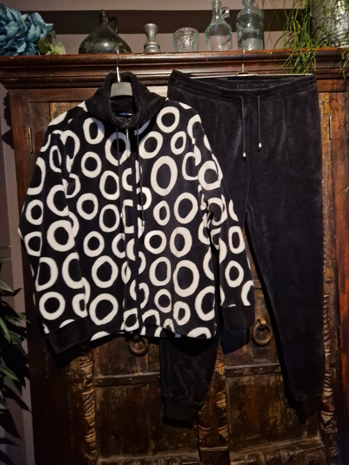 Fluffy huispak  - Rebelle by Pastunette maat 48, Zwart, Maat 46/48 (XL) of groter, Ophalen of Verzenden, Zo goed als nieuw