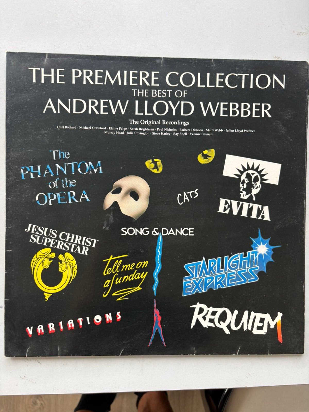 Andrew Lloyd Webber The Premiere Collection LP Vinyl 1988, Verzenden, Zo goed als nieuw, 12 inch