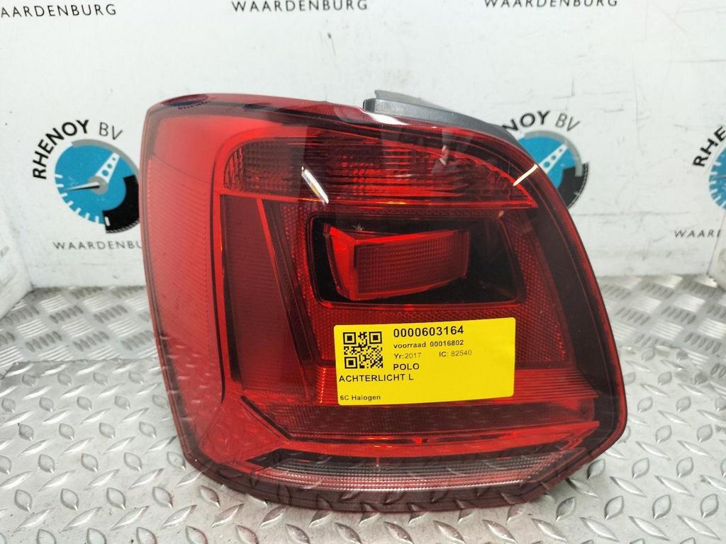 VOLKSWAGEN POLO 6C 1.2 TSI Comfortline  ACHTERLICHT L 2017, Auto-onderdelen, Verlichting, Ophalen of Verzenden, Gebruikt, Stiba lid