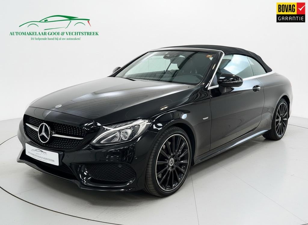 Mercedes-Benz C-klasse Cabrio 180 Premium Plus - AMG styling, Automaat, Cabriolet, 4 stoelen, Zwart