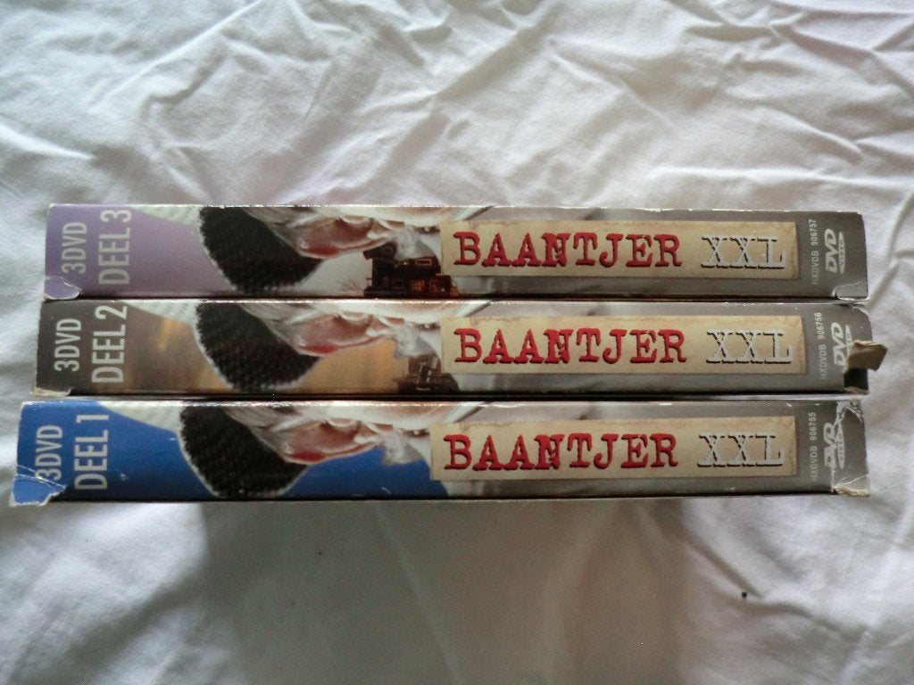 Baantjer XXL deel 1,2 & 3, Gebruikt, Misdaad, Vanaf 12 jaar, Inclusief doosje