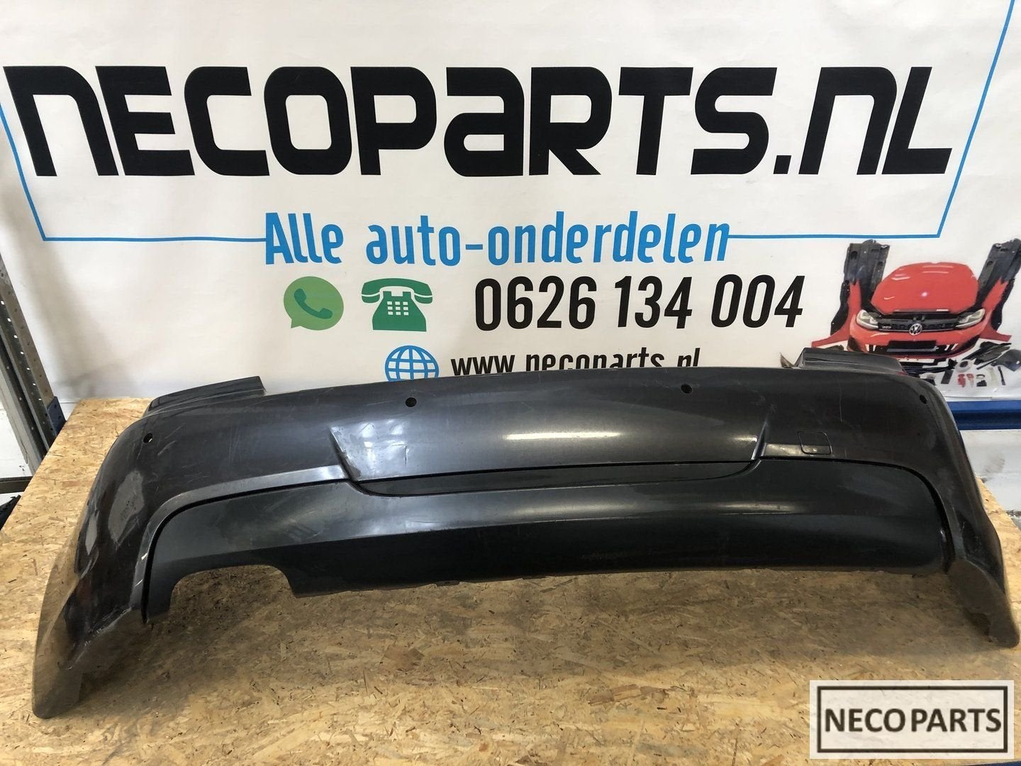BMW 3 serie E90 M achterbumper limousine origineel, Gebruikt, -, -, Ophalen of Verzenden