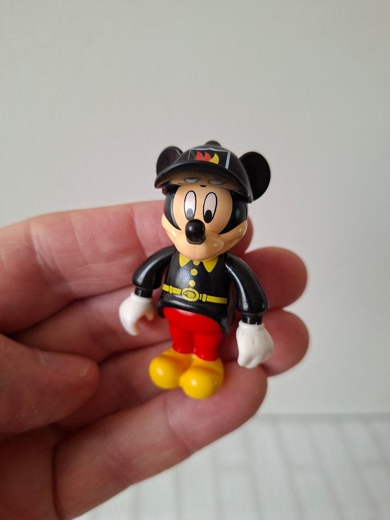 LEGO Mickey Mouse Brandweerman Minifiguur MCK003, Lego, Ophalen of Verzenden, Zo goed als nieuw, Minifiguur