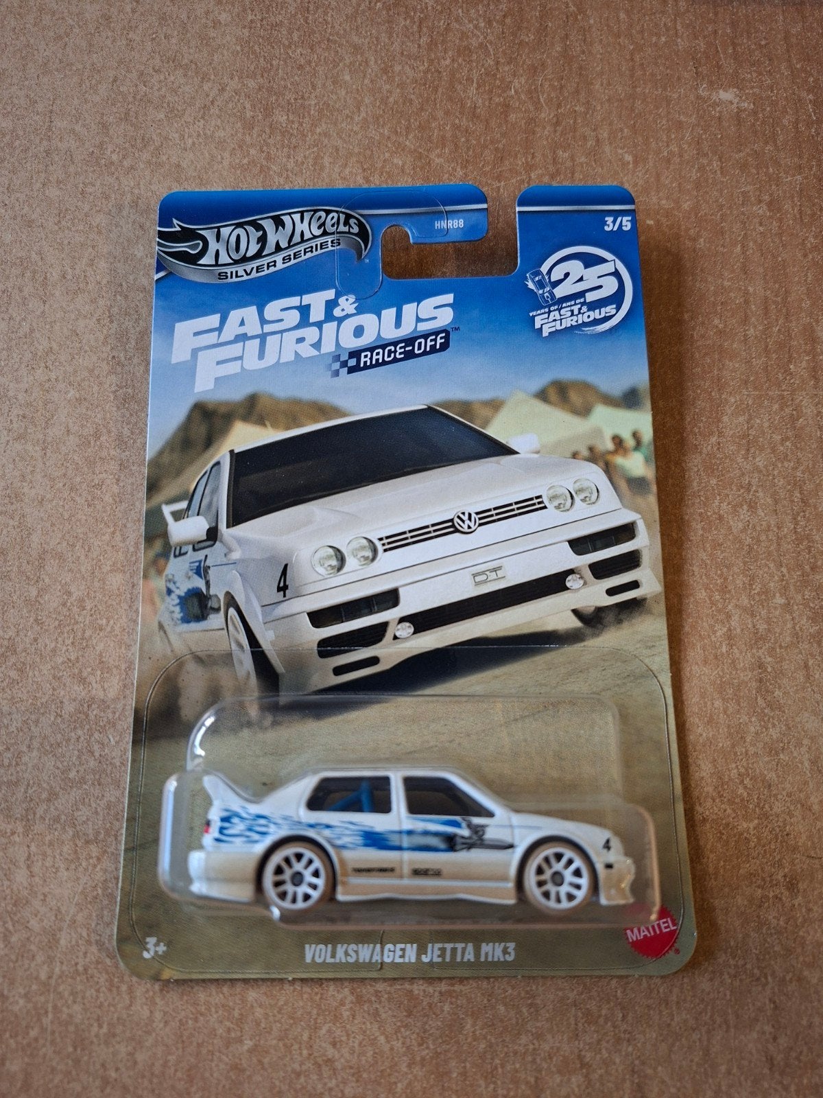 Hot Wheels Fast & Furious Volkswagen Jetta MK3 Silver Series, Ophalen of Verzenden, Nieuw, Auto
