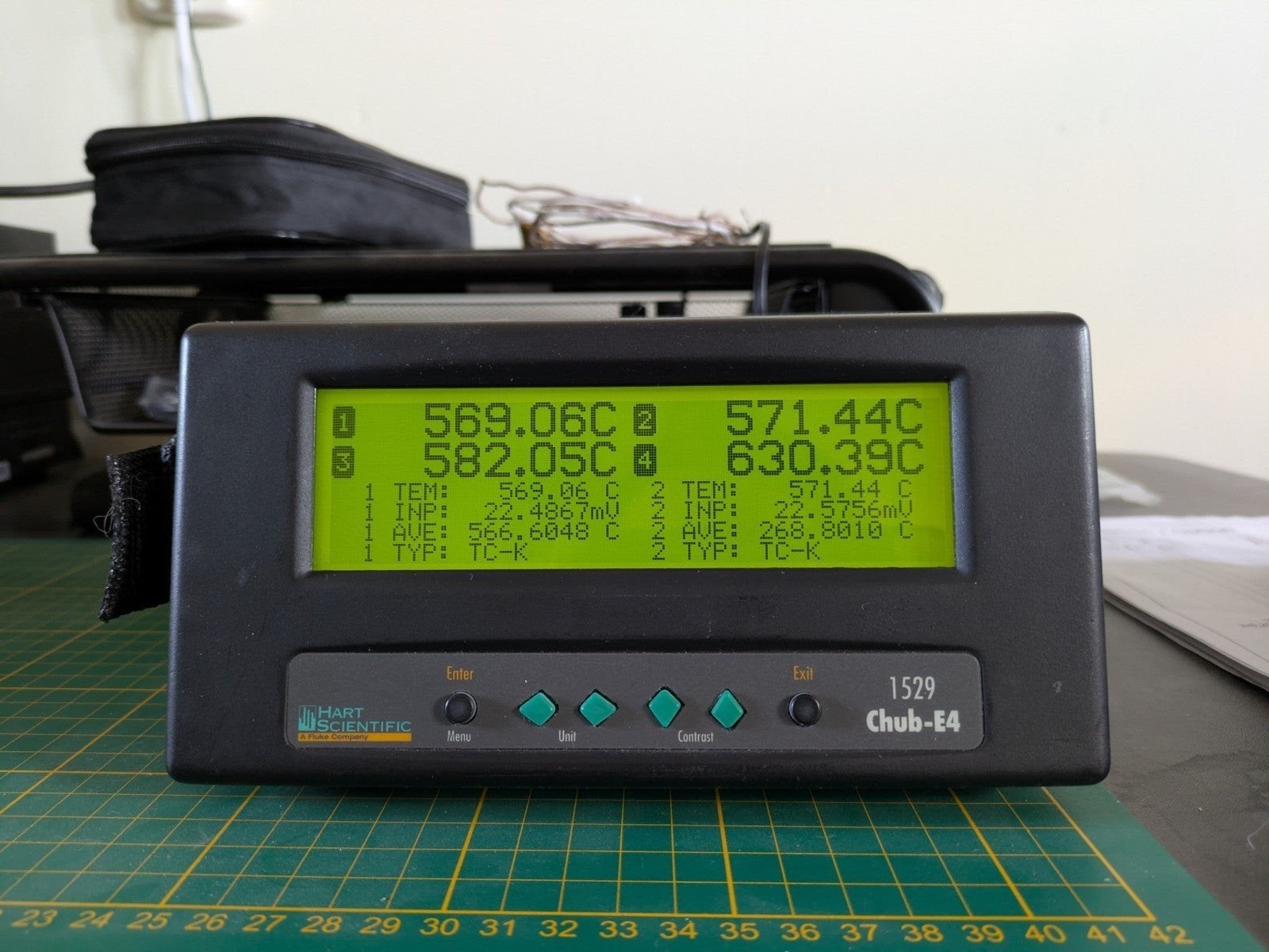 Fluke Hart Scientific 1529 Chub-E4 Thermometer / Datalogger, Ophalen