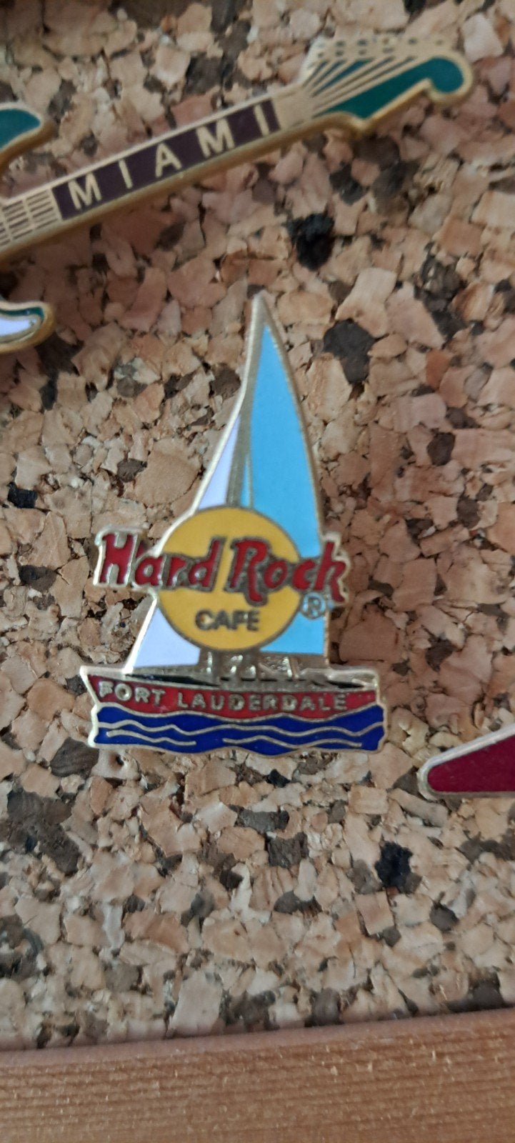 Hard Rock Cafe Fort Lauderdale Zeilboot Pin, Ophalen of Verzenden
