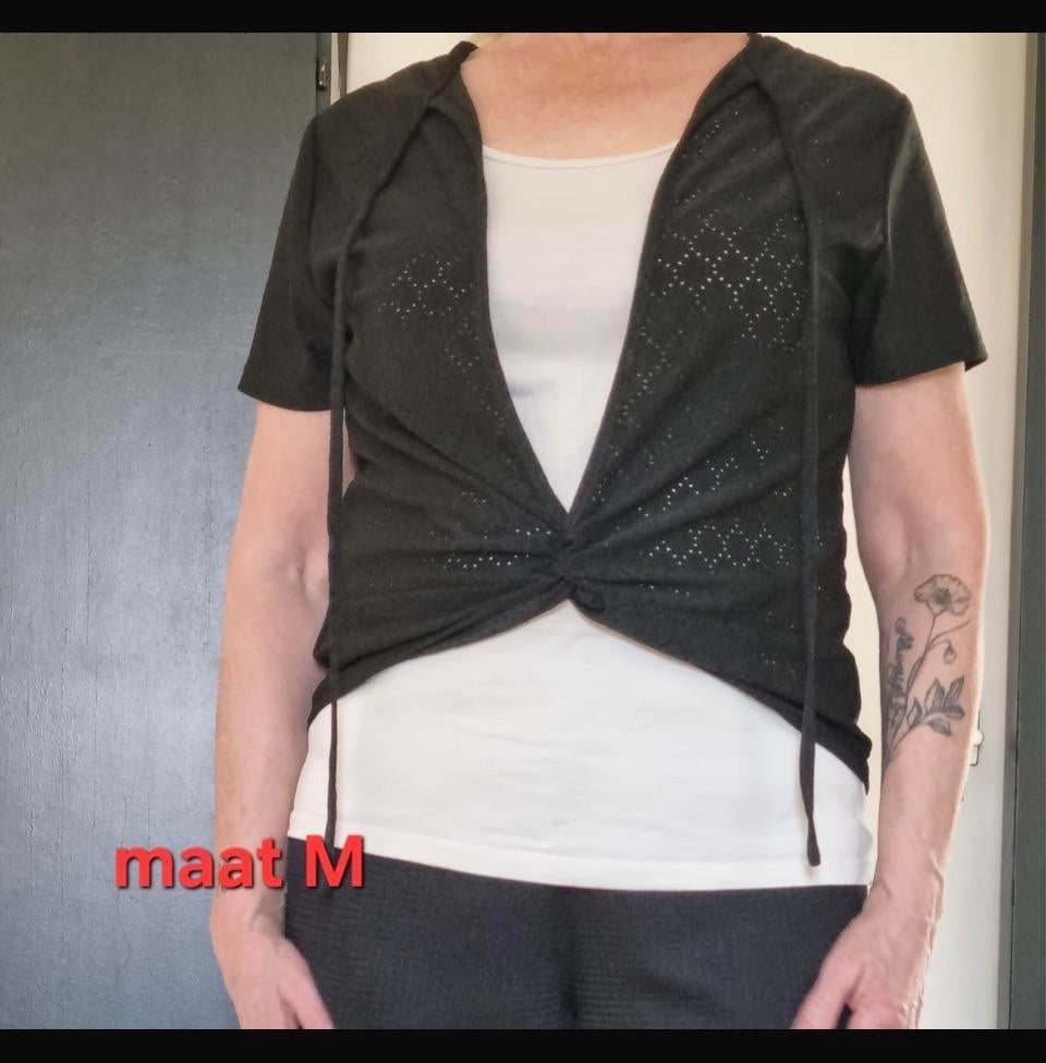 Leuke Bolero - Maat M, Ophalen of Verzenden, Zo goed als nieuw, Maat 38/40 (M), Zwart