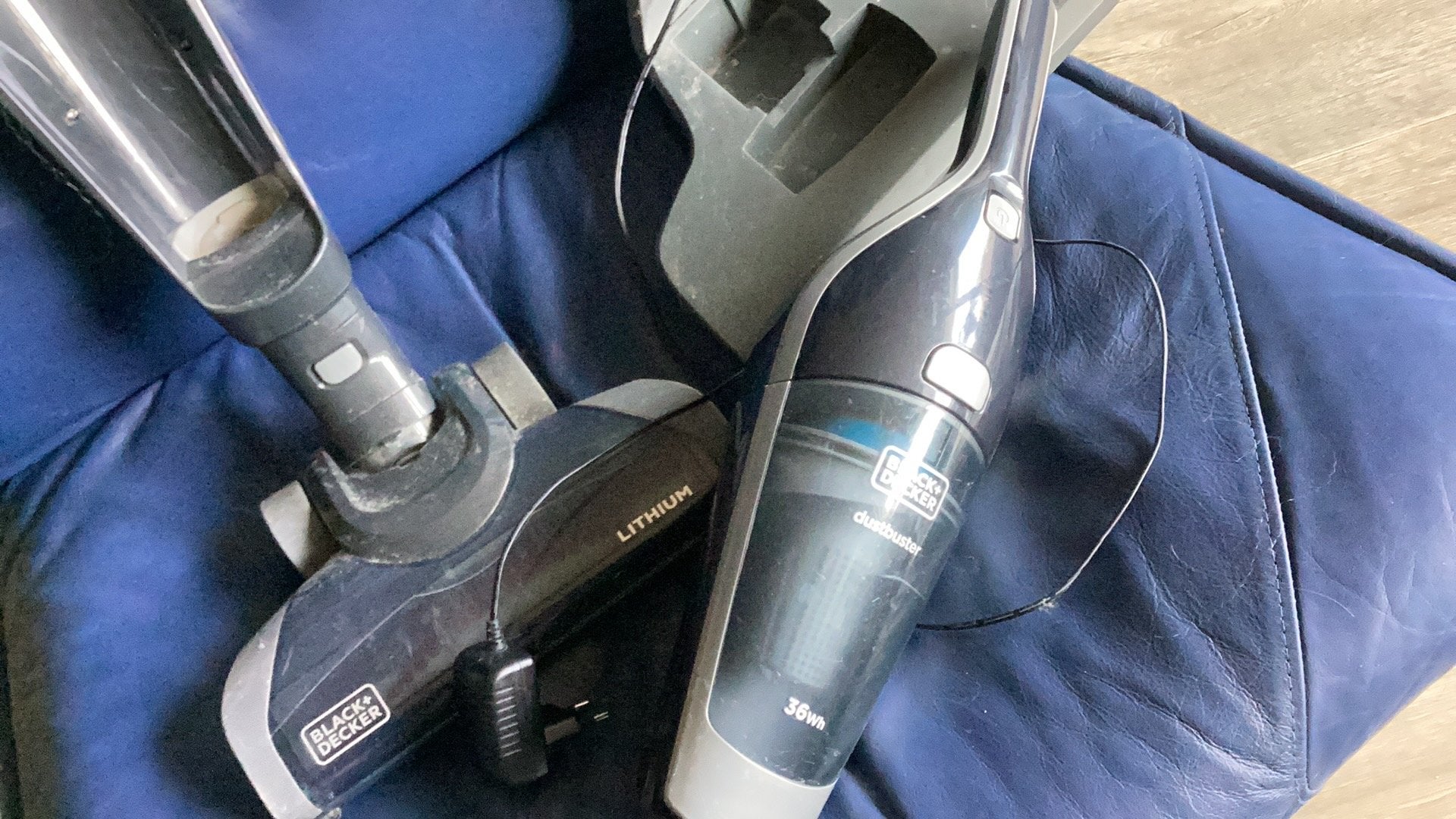Steelstofzuiger/ kruimeldief Black+Decker, Ophalen, Gebruikt, Geschikt voor harde vloeren, Kruimeldief