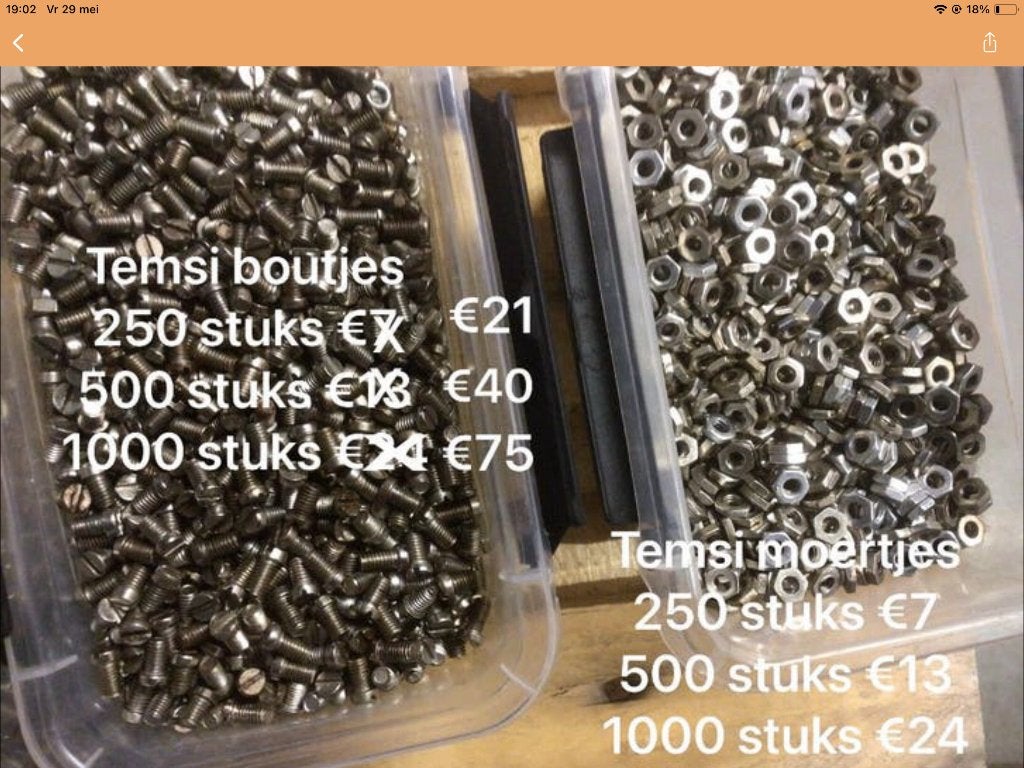 temsi meccano boutjes moertje asjes wielen strips onderdelen, Antiek en Kunst, Antiek | Speelgoed, Ophalen of Verzenden
