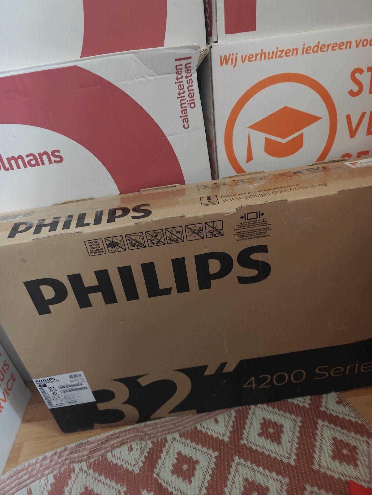 Philips 32PHT4203/12 - 32 inch HD Ready LED TV, Philips, 50 Hz, HD Ready (720p), Gebruikt