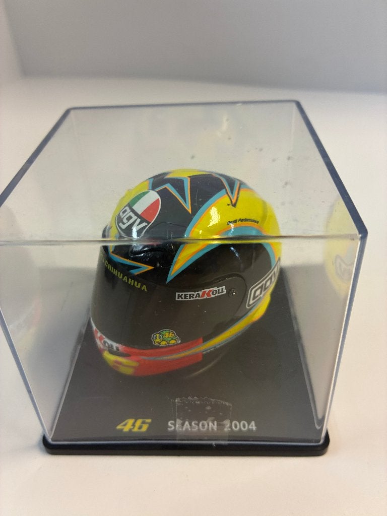 79725: Helm - MotoGP - Valentino Rossi - Season 2004 - 1:5, Overige typen, Zo goed als nieuw, Bachsatztstr. 54 D 72131 Ofterdingen, Germany