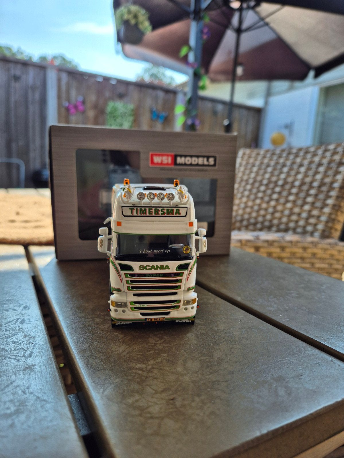 wsi scania timersma, Ophalen of Verzenden, Zo goed als nieuw, Bus of Vrachtwagen, Wsi
