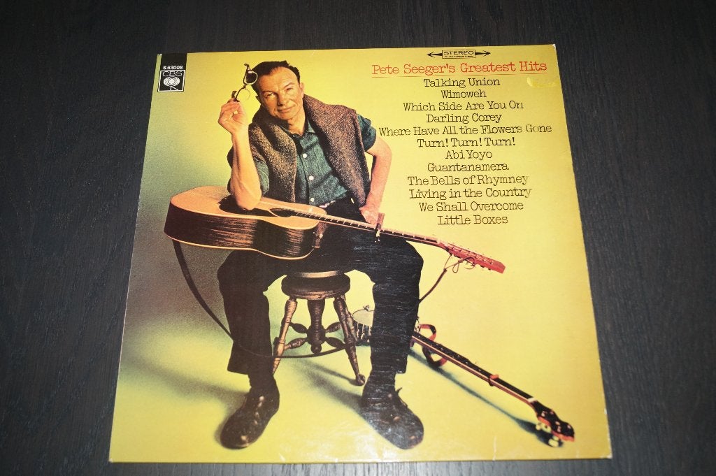 LP Pete Seeger - Pete Seeger's Greatest hits - krasvrij 1821, Cd's en Dvd's, Vinyl | Pop, Ophalen, LP, Pop, Zo goed als nieuw