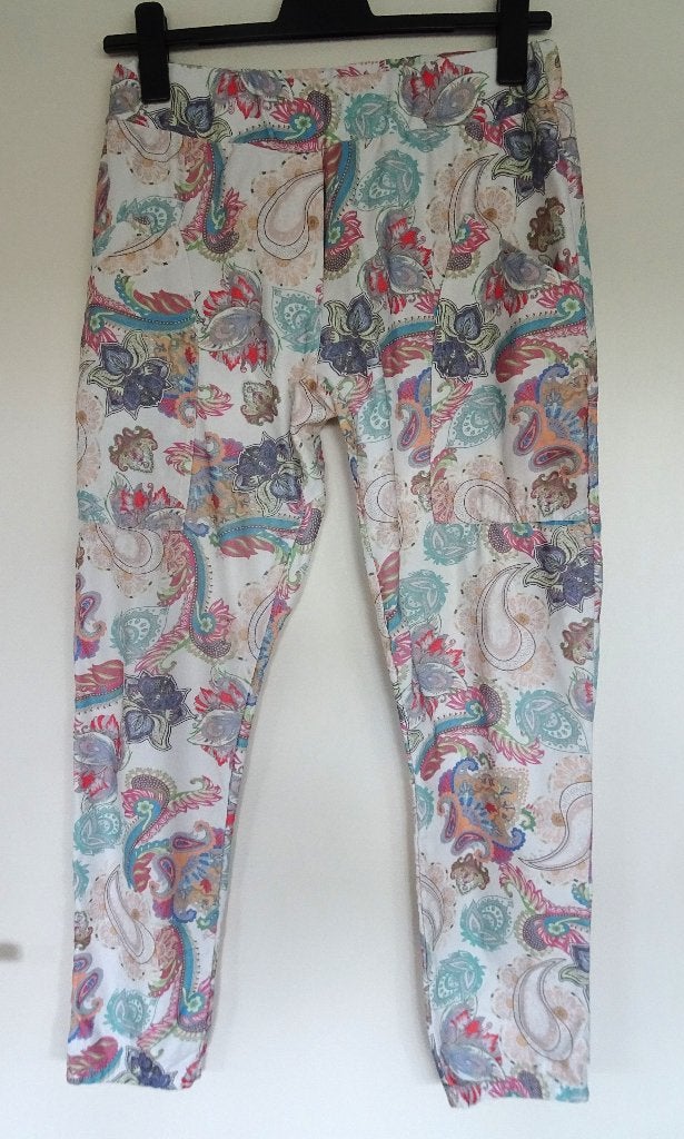 STRETCH BROEK VAN G RICCERI MAAT M, Maat 38/40 (M), Meerkleurig, Ophalen of Verzenden, Zo goed als nieuw