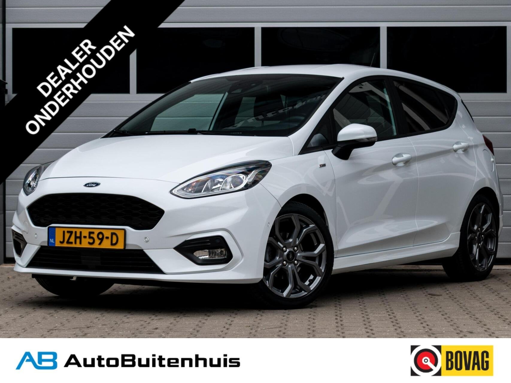 Ford Fiesta 1.0 EcoBoost Hybrid ST-Line|WINTERPACK|KEYLESS|C, Auto's, Voorwielaandrijving, Dealer onderhouden, 125 pk, Gebruikt