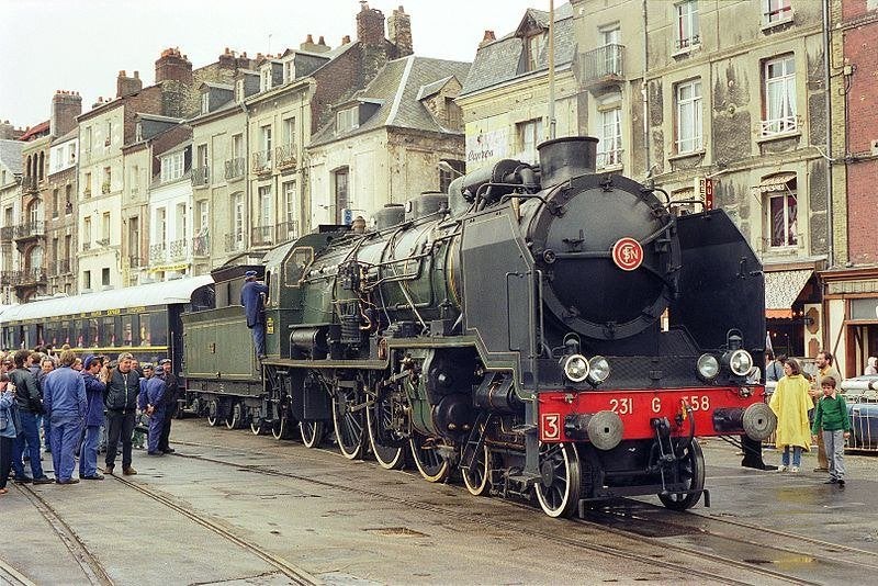 MARKLIN 3083 Franse 2C1 PACIFIC loc/tender serie 231 ETAT, Wisselstroom, Locomotief, Ophalen of Verzenden, Zo goed als nieuw