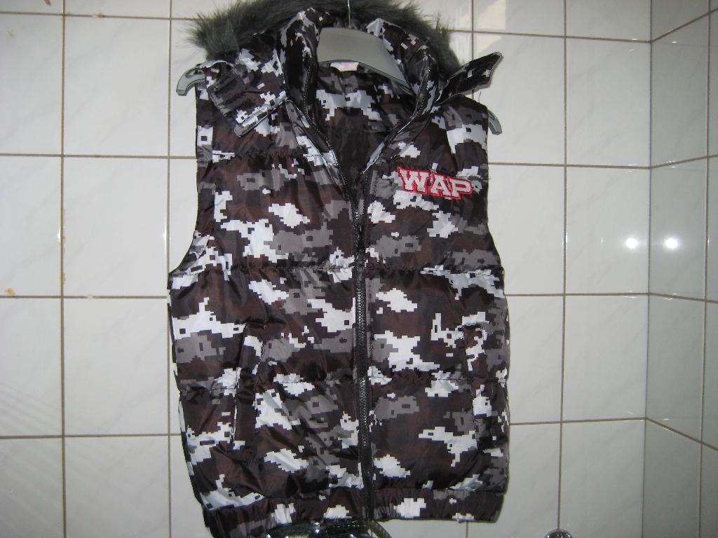 Bodywarmer, 146/152, Dognose, met capouchon, Ophalen of Verzenden, Zo goed als nieuw, Jongen, Trui of Vest