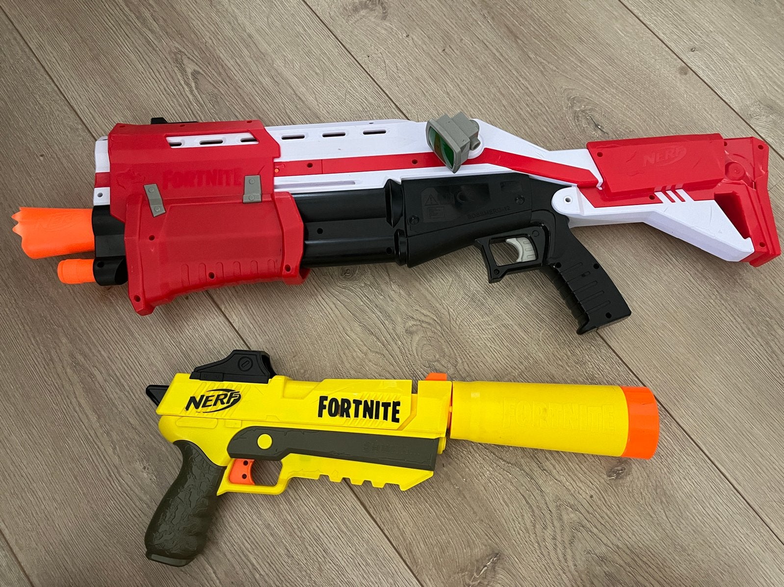 Nerf Fortnite Blasters Guns Geweren Set van 2, Ophalen, Gebruikt, Jongen of Meisje
