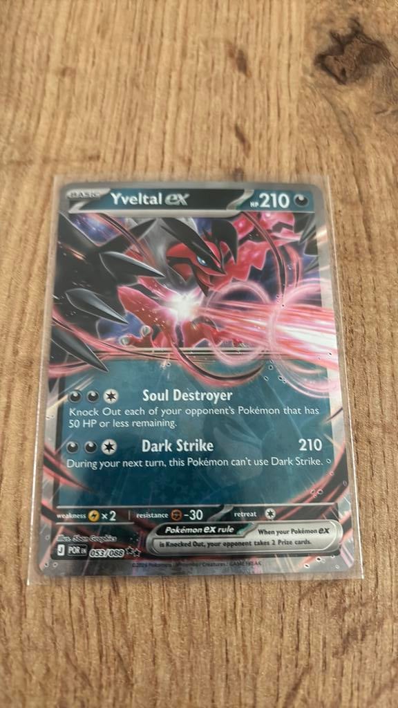 Yveltal EX Holo 053/088, Ophalen of Verzenden, Zo goed als nieuw