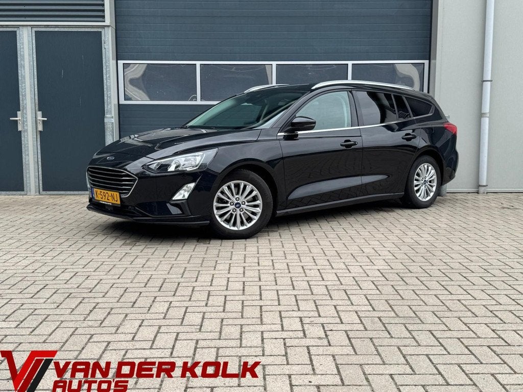 Ford Focus Wagon 1.0 EcoBoost Hybrid Titanium X Business | C, Auto's, Ford, Gebruikt, Zwart, Origineel Nederlands, 999 cc