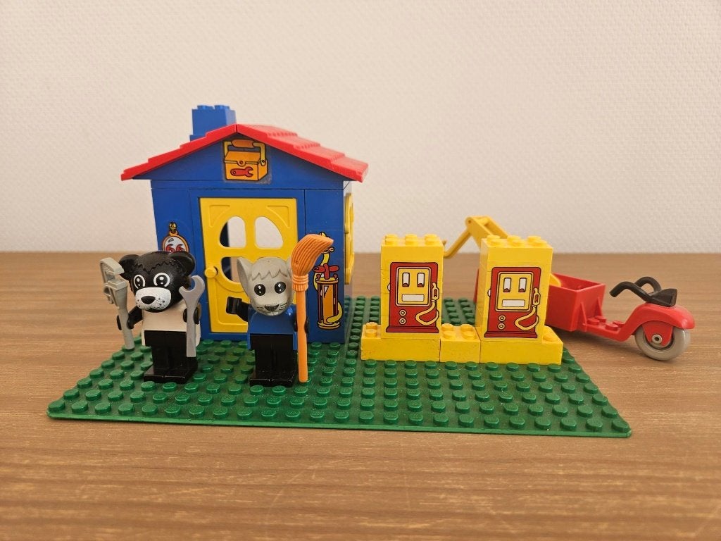 Fabuland Petrol Station - Tankstation - Lego 3666, Overige thema's, Lego, Ophalen of Verzenden, Zo goed als nieuw