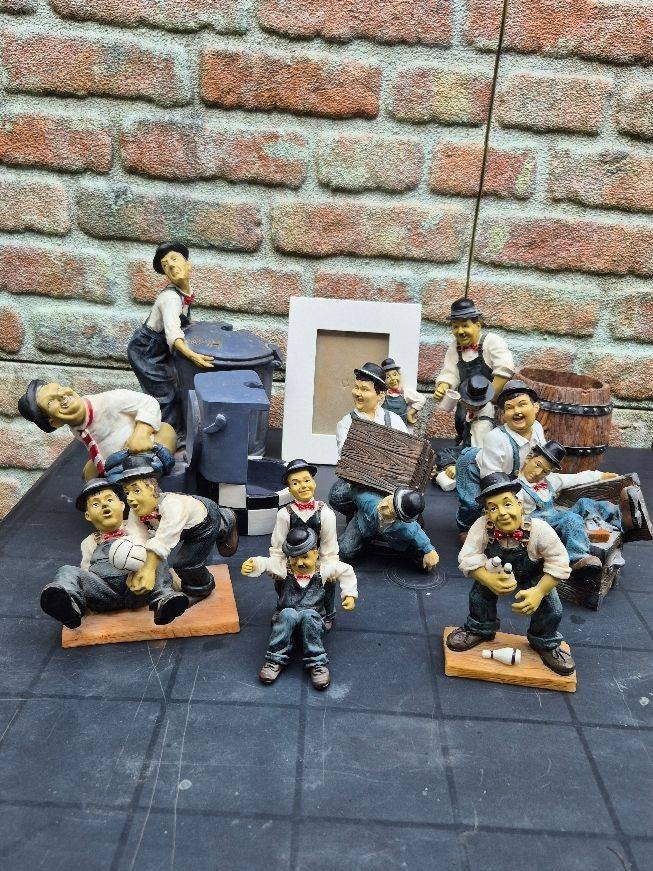 laurel en hardy verzameling, Verzamelen, Beelden en Beeldjes, Verzenden, Zo goed als nieuw, Overige typen