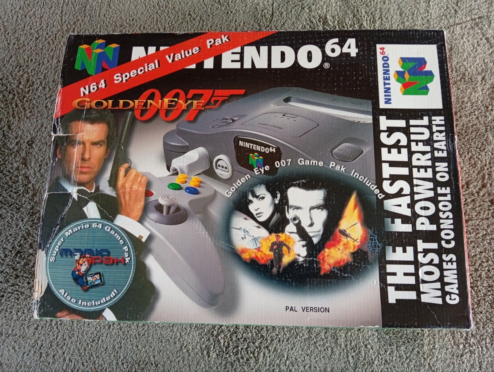 Zeldzame Nintendo 64 Goldeneye Special Value Pak, Ophalen of Verzenden, Zo goed als nieuw, Met 1 controller, Met games