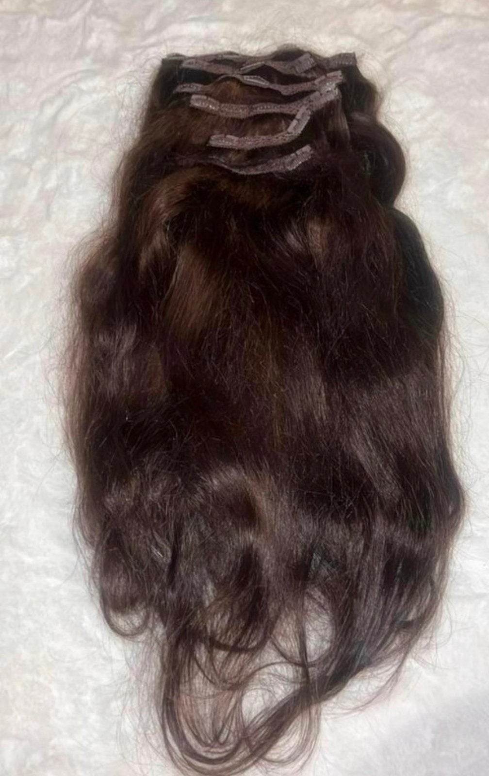 Real hair extensions, Ophalen of Verzenden, Zo goed als nieuw, Pruik of Haarverlenging