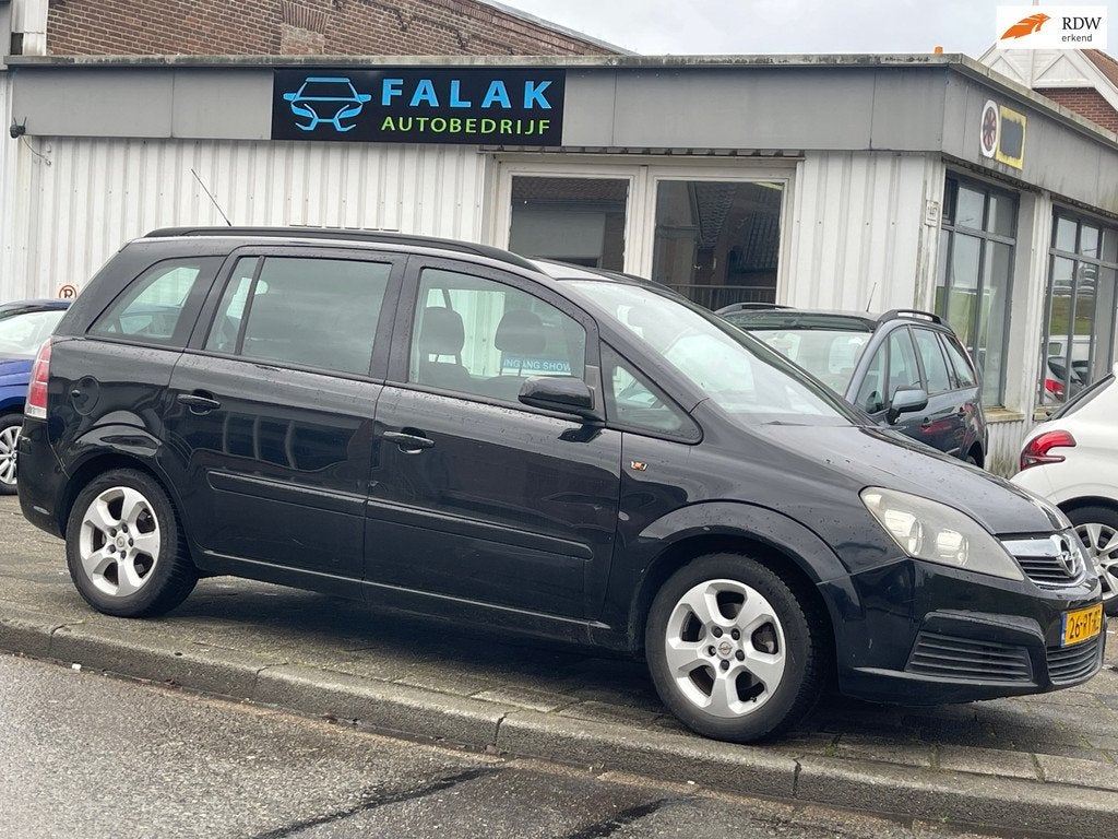 Opel Zafira 1.6 Enjoy, Auto's, Opel, Voorwielaandrijving, Gebruikt, 4 cilinders, 7 stoelen