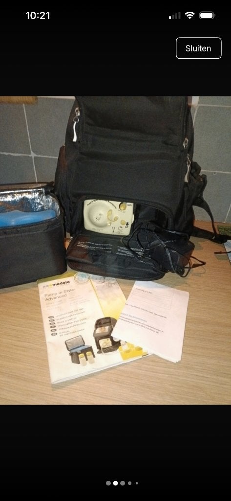 Medela borstkolf, Kinderen en Baby's, Babyvoeding en Toebehoren, Ophalen of Verzenden, Gebruikt, Borstkolf