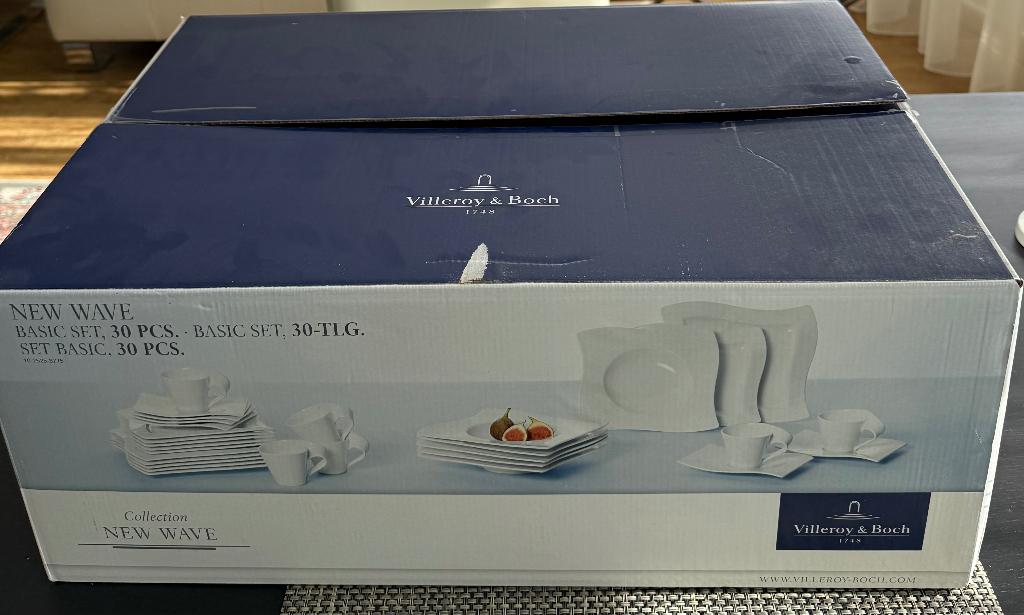 47 delig Villeroy & Boch New Wave serviesset, Huis en Inrichting, Keuken | Servies, Ophalen, Nieuw, Overige stijlen, Porselein