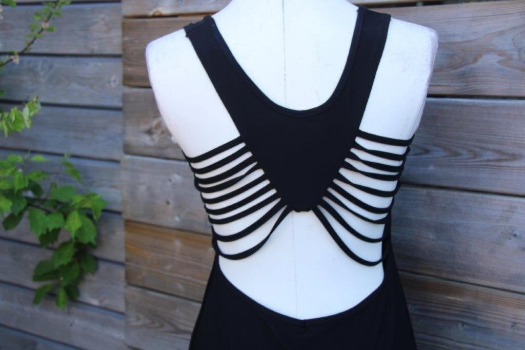 Jurk zwart Elissa mt S/M Maxi Ap rug Vaste prijs, Zwart, Ophalen of Verzenden, Zo goed als nieuw, Maat 36 (S)